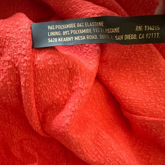 ViX Paula Hermanny Firenze Corsage Midi Dress in Coral - Picture 6 of 7